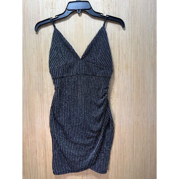 FOREVER 21 - Women's Stretch Dress with Straps - Black - Small - Picture 10 of 13